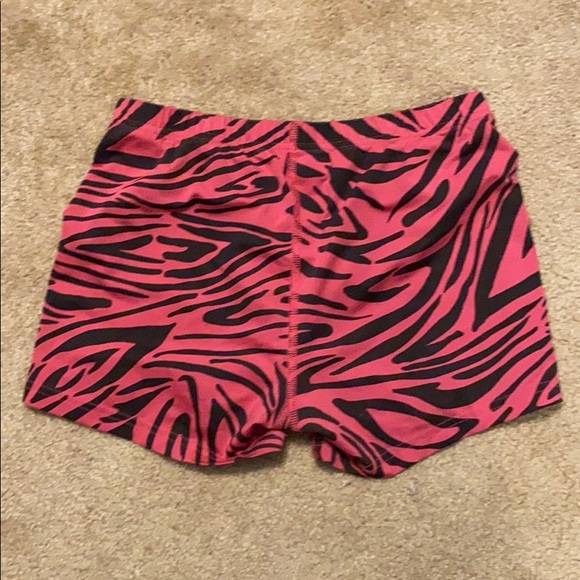Reebok Zeebra Spandex Shorts S - Picture 2 of 3